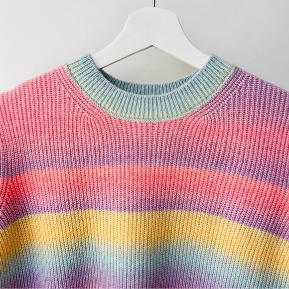 Hyacinth house candy crew neck sweater, pink/blue/orange, Size S E25 - Picture 6 of 10